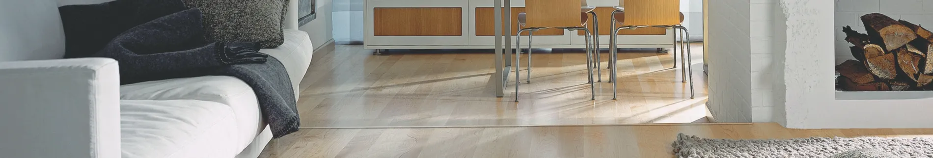 hardwood flooring in living room
